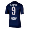 Paris Saint-Germain Goncalo Ramos #9 Hjemmedrakt 2025-26 Kortermet
